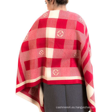 2017 Inner Mongolia 100% señora bufanda de cachemira de colores gruesos